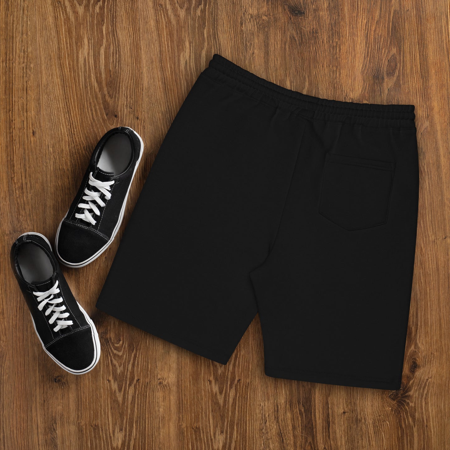 Y&G Men's Fleece Shorts (Black & Grey)