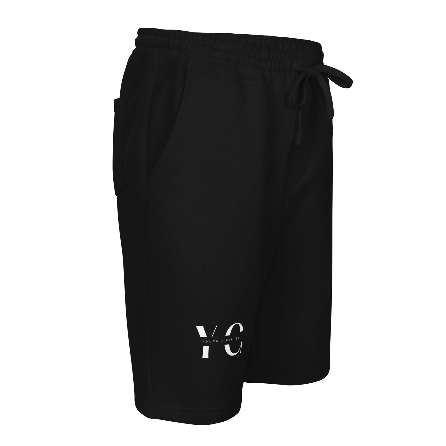 Y&G Men's Fleece Shorts #2 (Grey & Black)